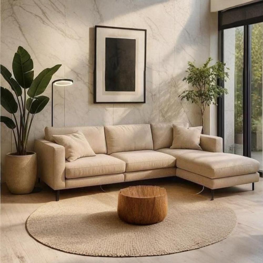 Seccional Alessia Derecho - Beige Claro