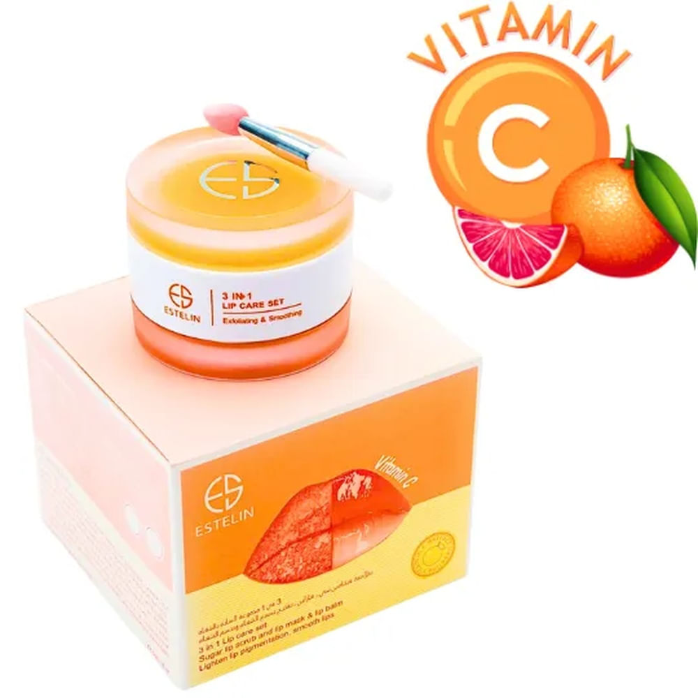 Mascarilla Labial 3 en 1 Balsamo Vitamina C