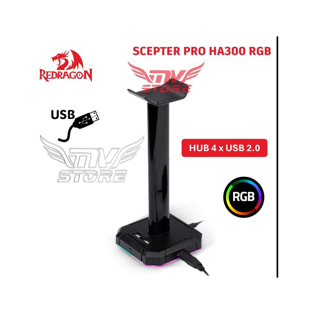 Soporte REDRAGON Scepter Pro HA300 RGB