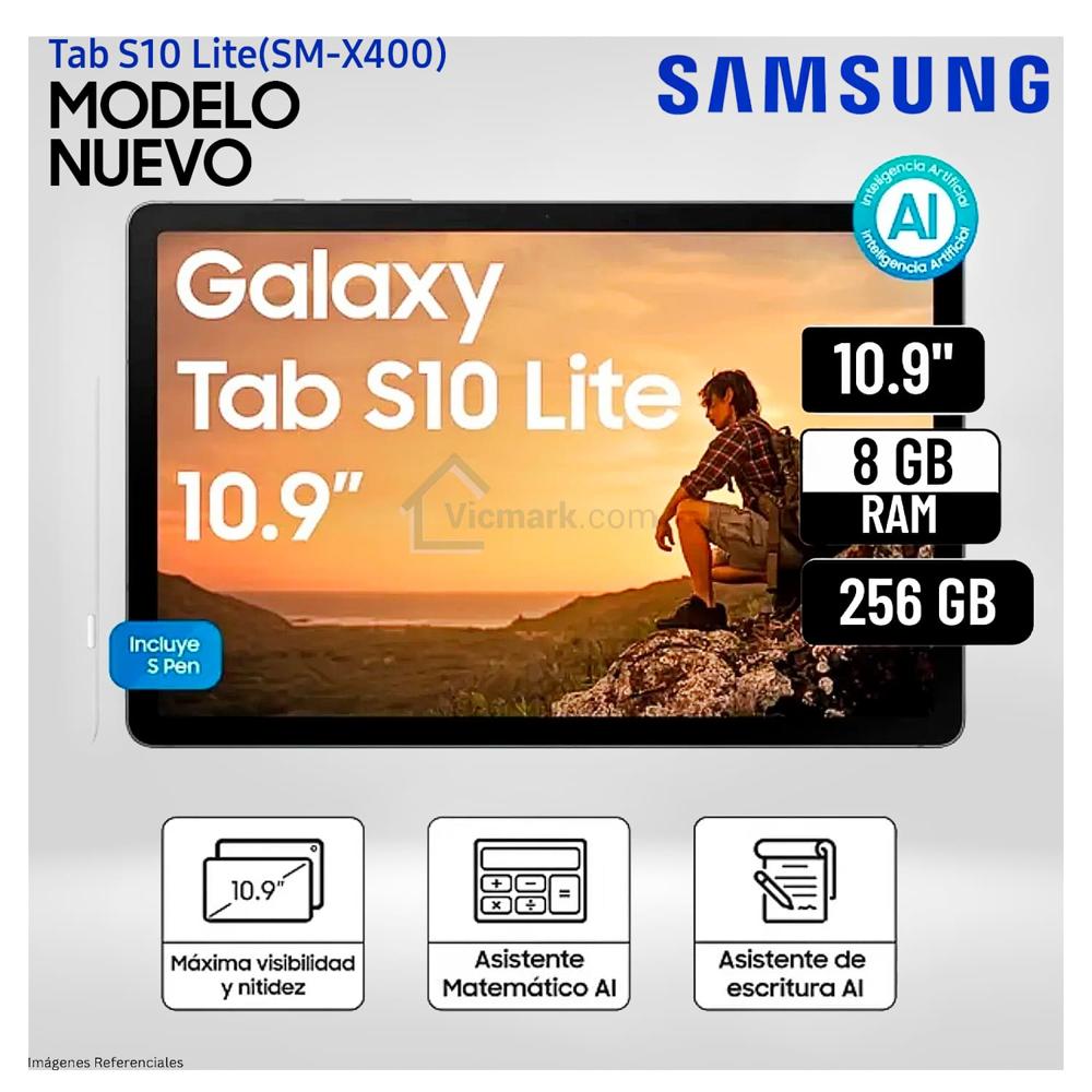 Tablet Samsung Galaxy Tab S10 Lite 10.9 Pulg. 8GB 256GB con S Pen - Gray