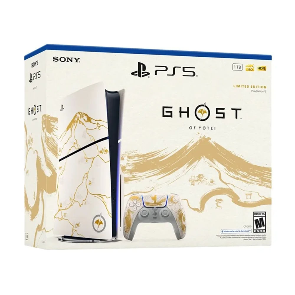 PlayStation 5 edición Limitada Con Lectora (GHOST OF Yotei) Blanco