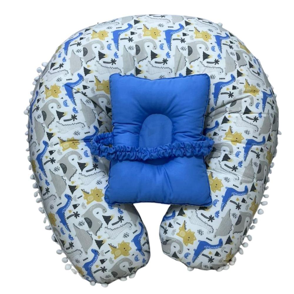 COJIN ALMOHADA DE LACTANCIA CON ALMOHADA 60X60 CON FORRO TELA PREMIUM AZUL
