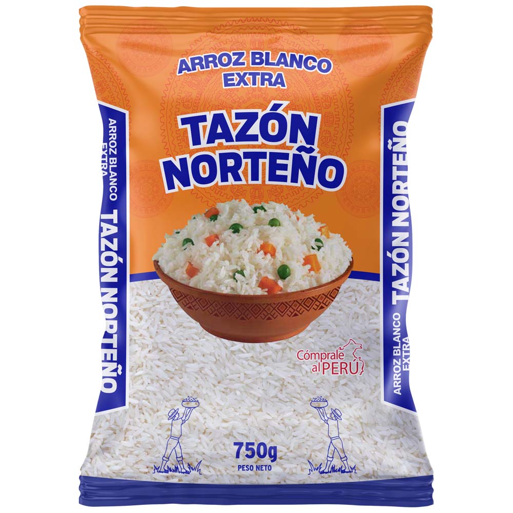 Arroz Extra TAZÓN NORTEÑO Naranja x 750g