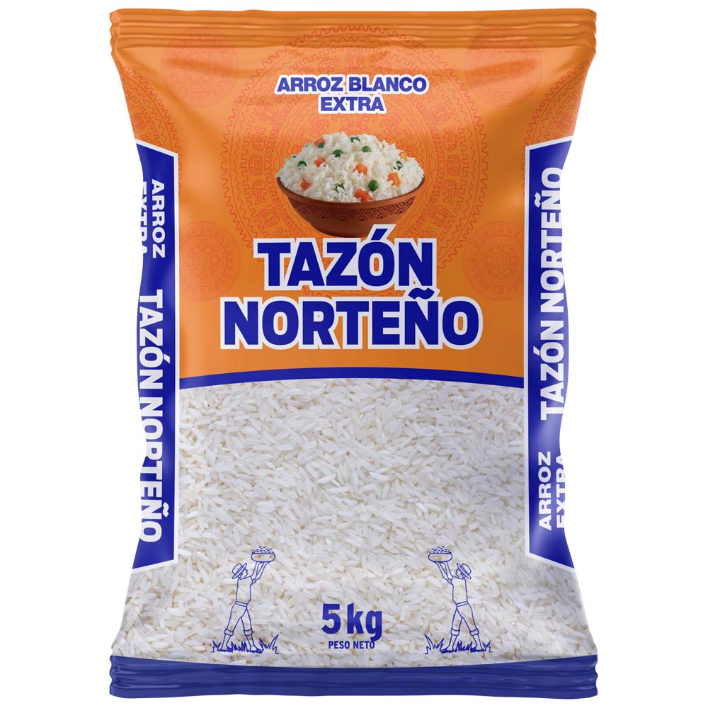 Arroz Extra TAZÓN NORTEÑO Naranja x 5Kg