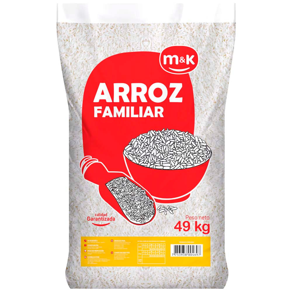Arroz Familiar M&K Bolsa 49Kg
