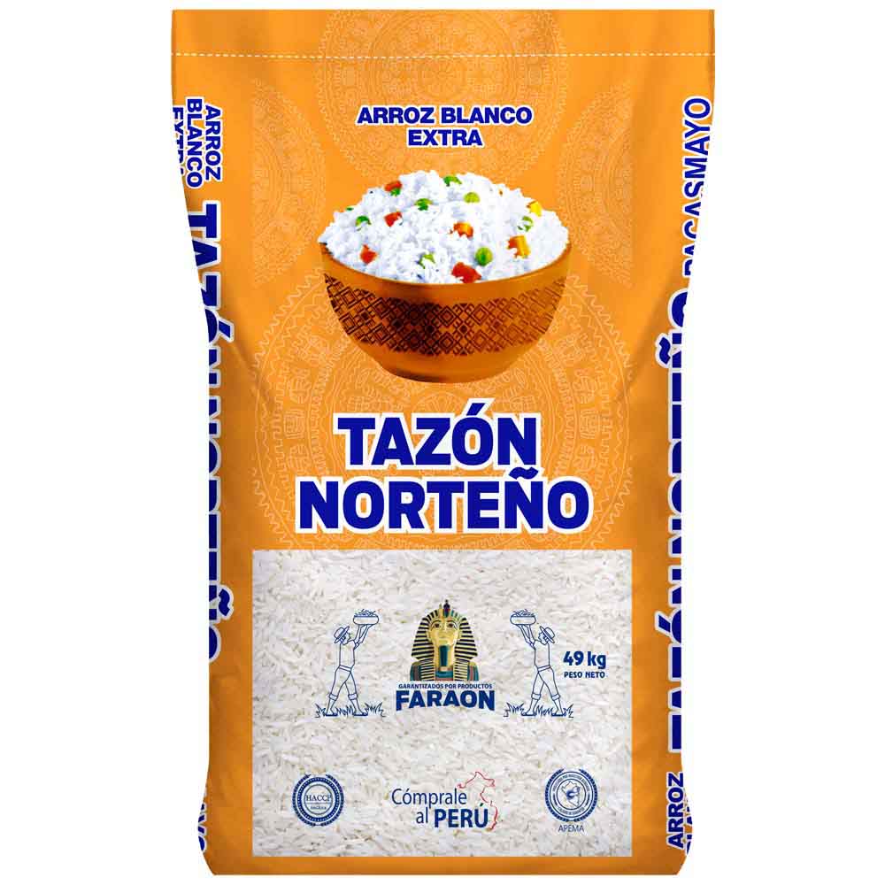 Arroz Superior TAZÓN NORTEÑO Naranja x 49Kg