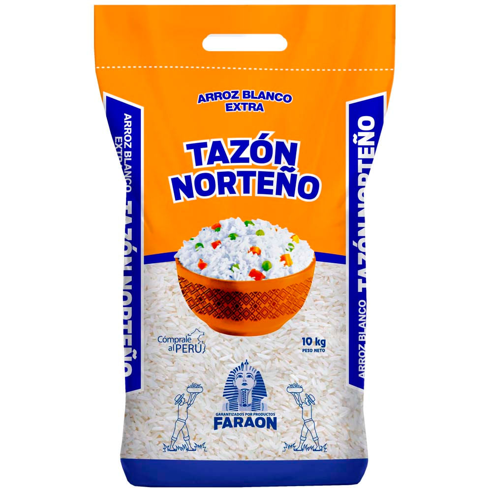 Arroz Extra TAZÓN NORTEÑO Naranja Bolsa 10Kg