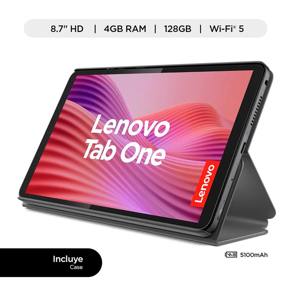 TABLET LENOVO TAB ONE 8.7 PULG. 4GB 128GB - FOLIO CASE