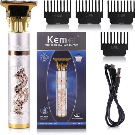Afeitadora Profesional Portátil 2 en 1 Hombre Kemei Mod KM-762 Genieka