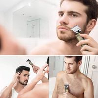 Afeitadora Cortadora 2 en 1 Hombre Kemei Portátil Mod. KM-762 Genieka