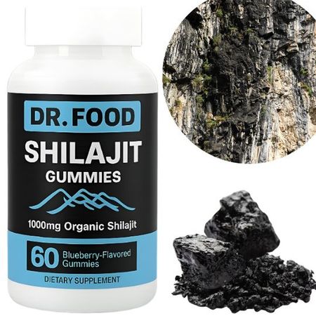Gomitas Masticables de Shilajit Organico 60 gomitas