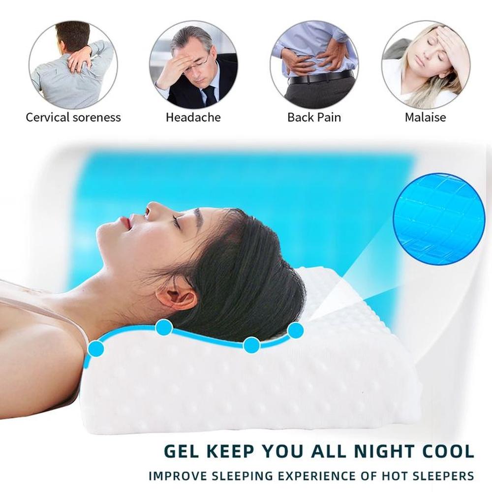 Almohada Memory Foam Espuma Viscoelástica Ortopédica  Sueño Genieka.