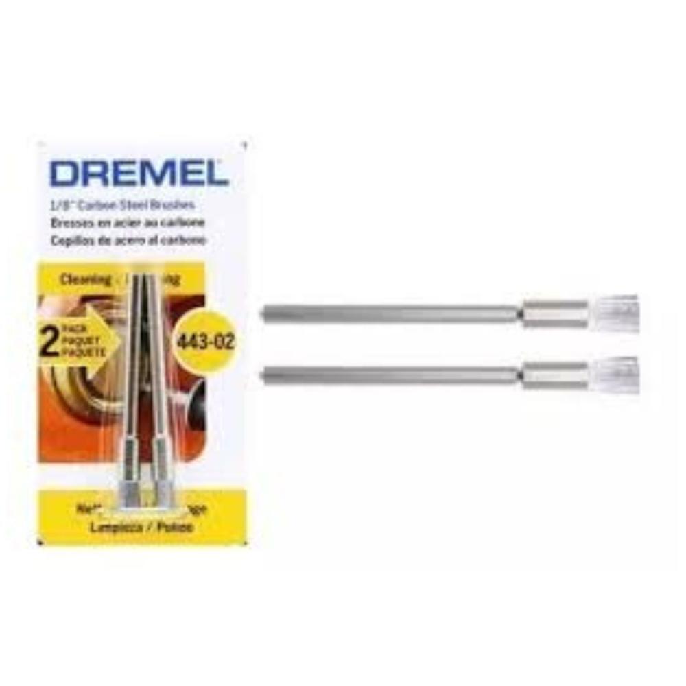 Cepillo de Acero al Carbono 1/8" Dremel 443-02