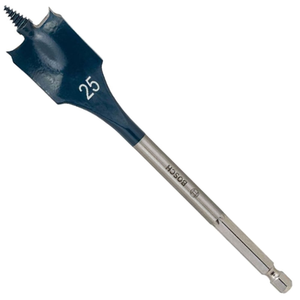 Broca de Paleta para Madera Bosch 1/4" Hexagonal 25 × 152 mm