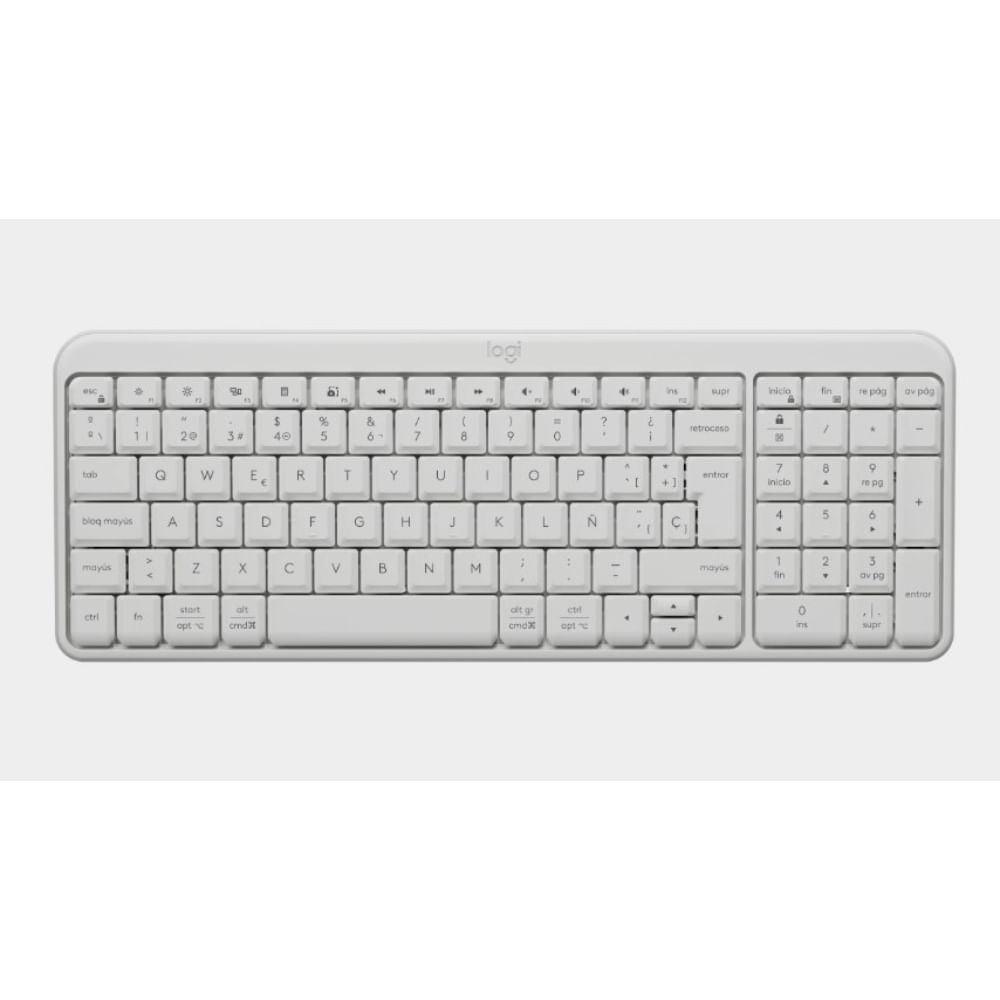 Teclado Logitech K250 Compact Bluetooth Blanco