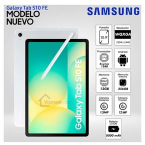 Samsung Galaxy Tab S10 FE 10.9 256GB Plata
