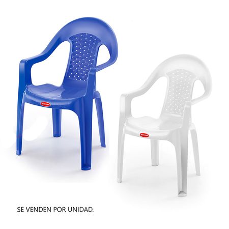 Silla de Plástico Polinplast Italiano - 2 Colores Aleatorio | Venta por unidad