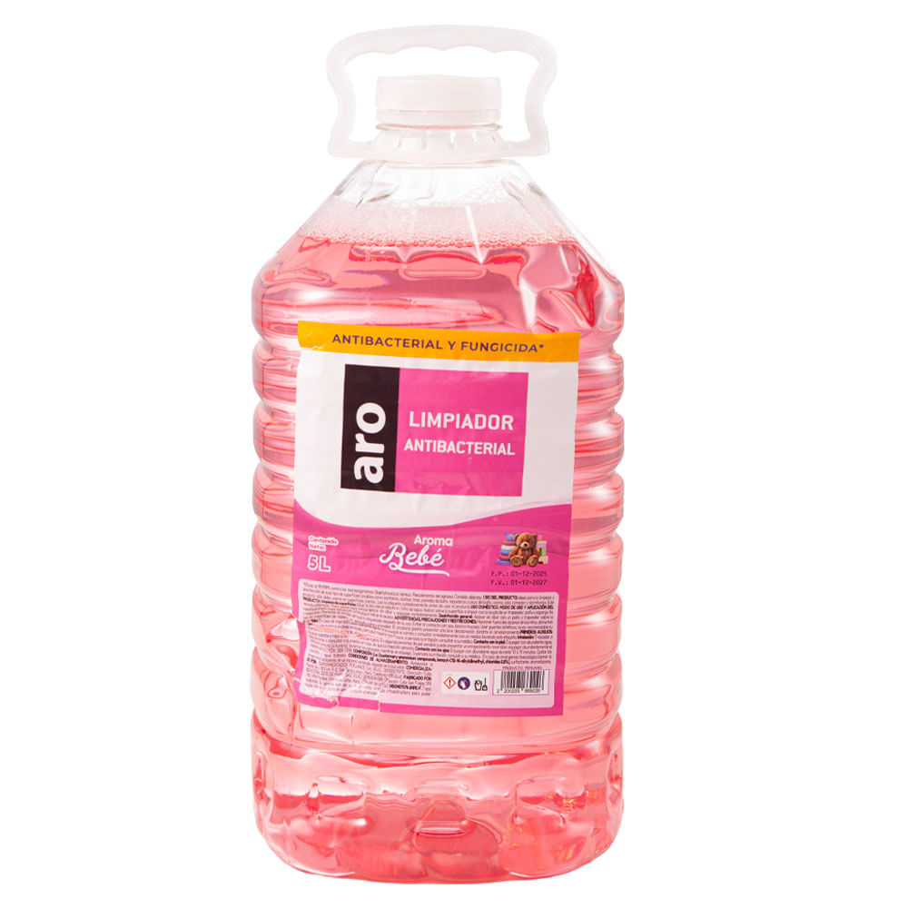 Limpiador Antibacterial ARO Bebé Galonera 5L