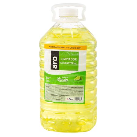 Limpiador Antibacterial ARO Limón Galonera 5L
