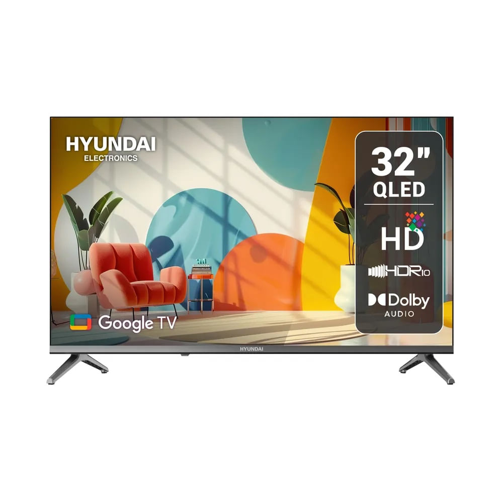 Televisor Hyundai 32"" HYLED3259QG HD QLED Grey