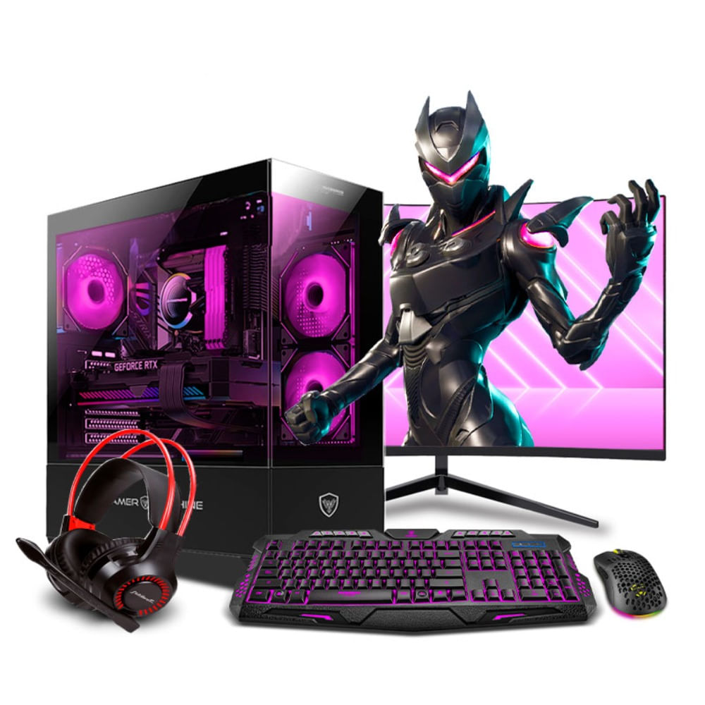 COMPUTADORA PC GAMER DRACO PINK PLUS CORE I5 14400F 16GB 1TB 24 RTX5060 8GB MI PC LISTA MIPCLISTA