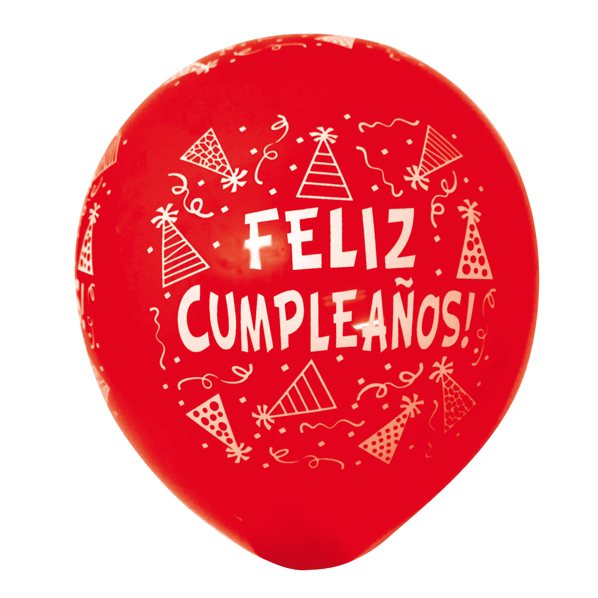 Globo impreso OLEGO 5 caras feliz cumpleaños 12un