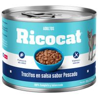 Alimento Húmedo para Gato RICOCAT Adulto Sabor Pescado Lata 190g