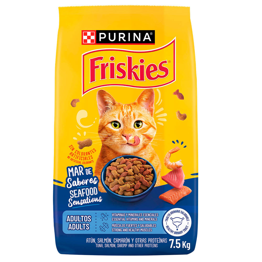 Alimento Seco para Gatos Friskies Sensaciones Marinas 7.5kg