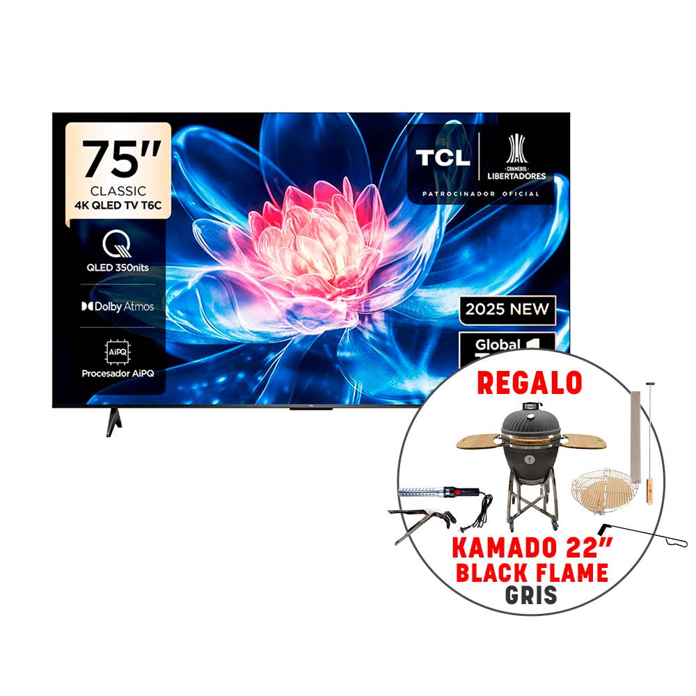Televisor TCL QLED 75"" UHD 4K Smart TV 75T6C