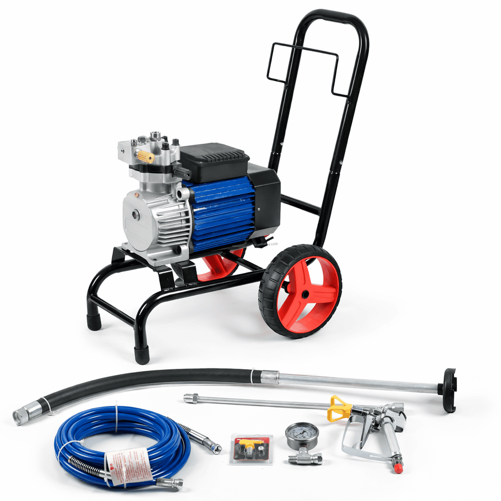 Pulverizador de pintura  profesional  motor 2hp manguera de 15m  roseador mas boquilla