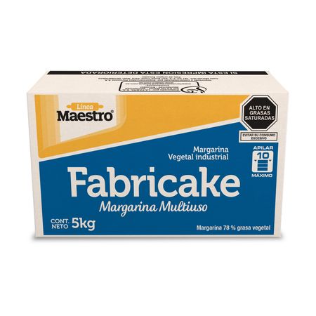 Margarina Vegetal FABRICAKE Multiuso Caja 5Kg