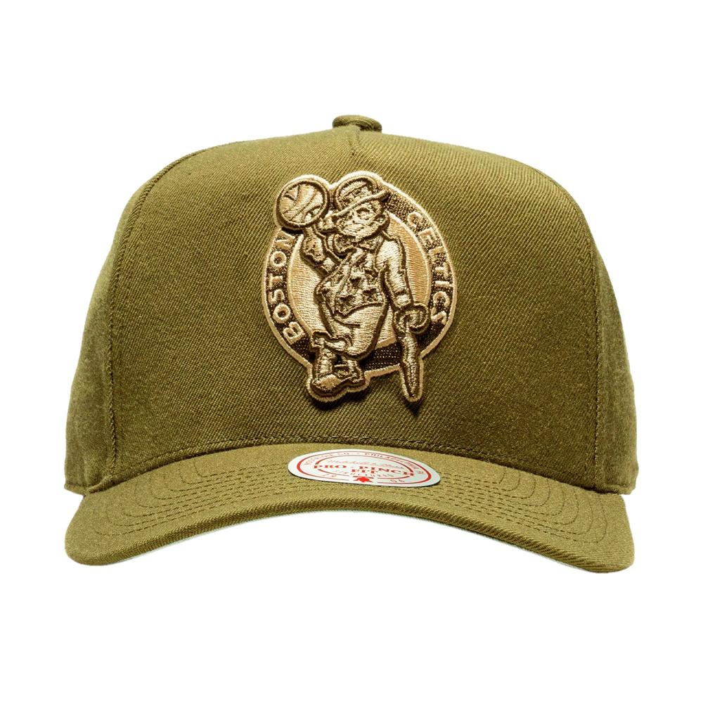 Gorra Mitchell & Ness Nba-Boston Celtics  Hp12962-Bceoliv - 1032556