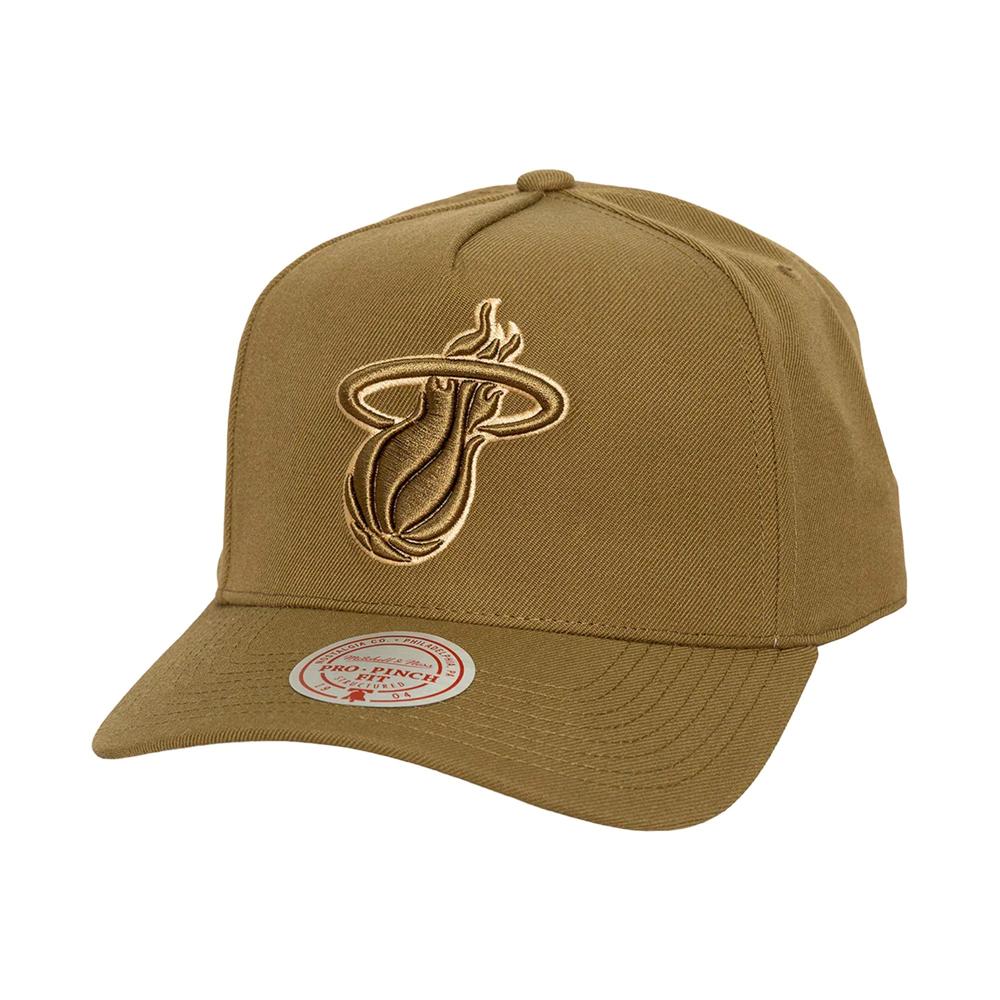 Gorra Mitchell & Ness Nba-Miami Heat  Hp12962-Mheoliv - 1032561