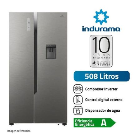 REFRIGERADORA INDURAMA RI-788DI 508L NO FROST  CROMA