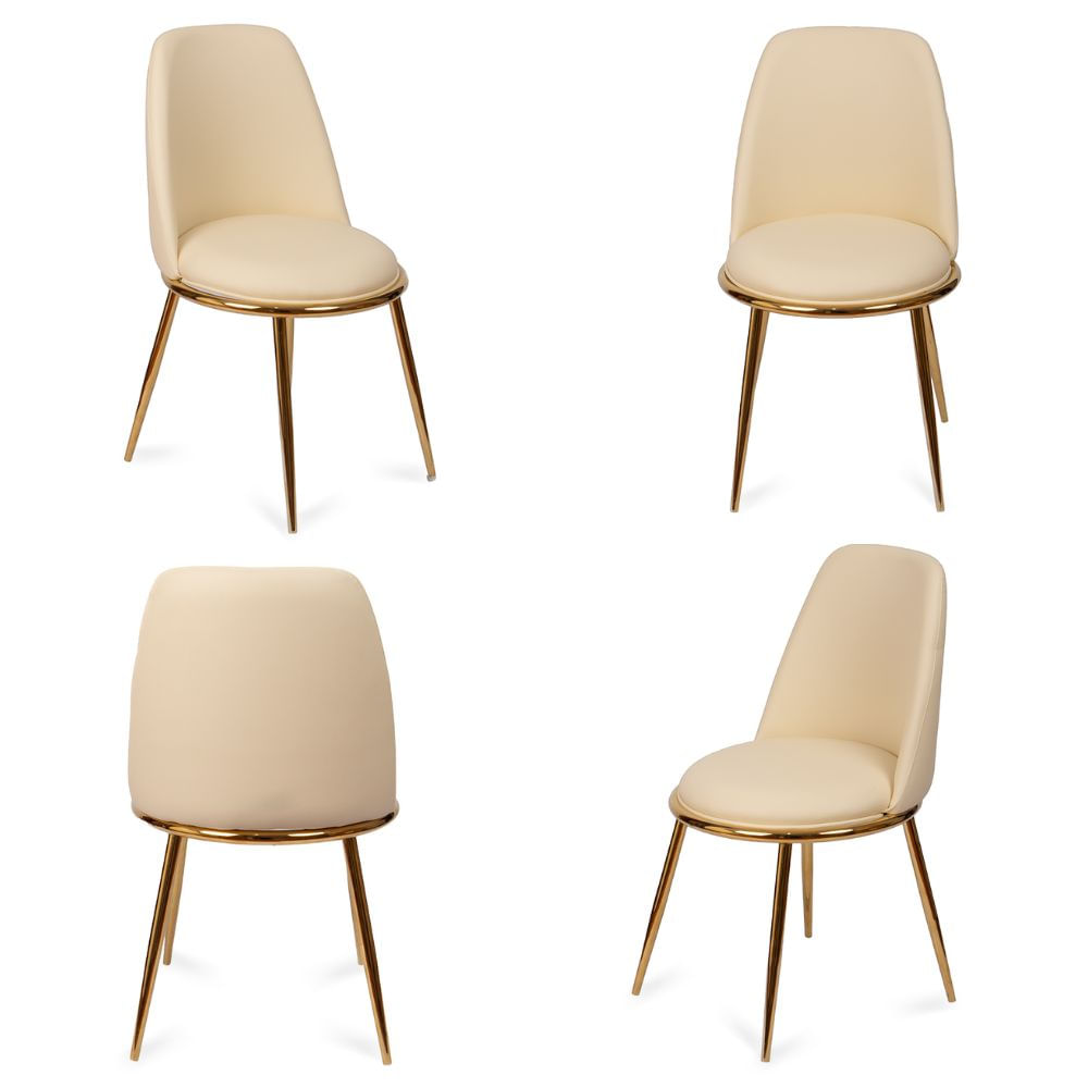 Silla con Respaldar Calado Modelo Málaga Ploma Pack x4