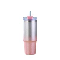 Vaso térmico glitter Rosado 890 ml