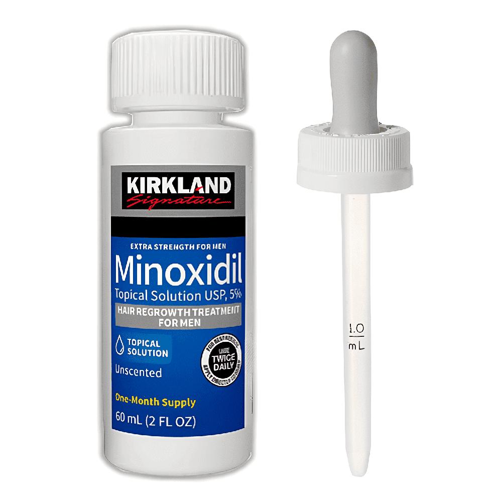 Minoxidil Kirkland Barba y Cabello Incluye Gotero