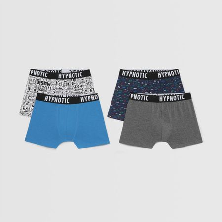 Boxer Pack X 4 Hypnotic Gris Hombre
