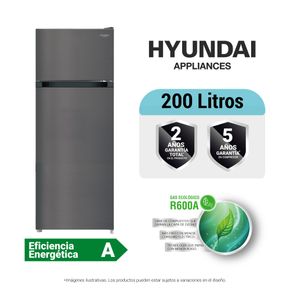 Refrigeradora Hyundai 200Lt Top Freezer Frost HYRF201F
