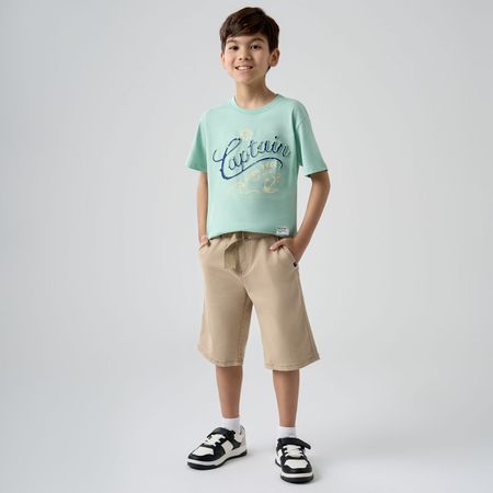 Polo Para Niño Circus Nautic Capi Verde Militar Talla 8