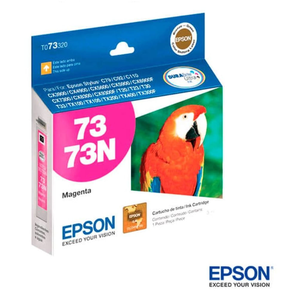 Cartucho de Tinta Epson 73 Magenta original