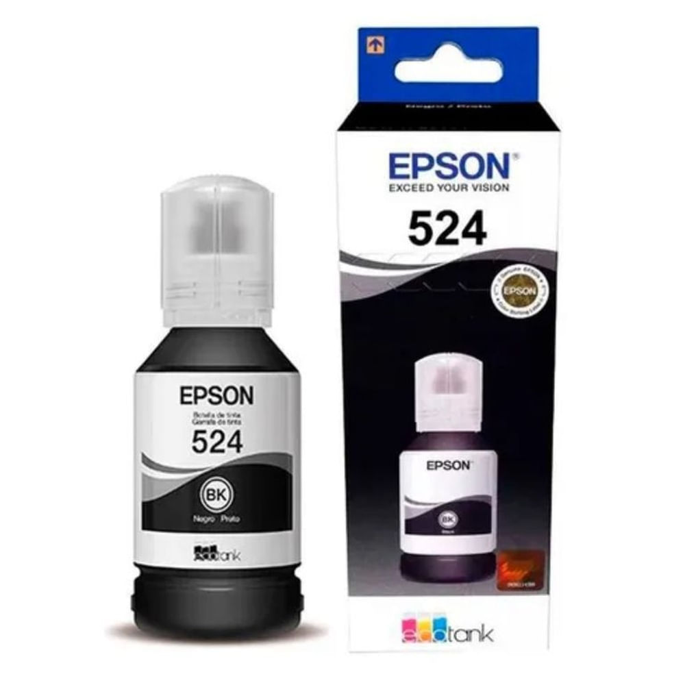 Botella de Tinta Epson 524 Negro