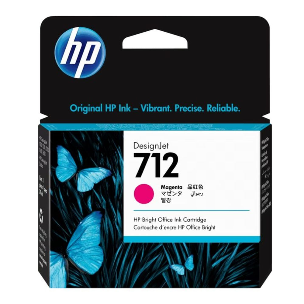 Cartucho de Tinta HP DesignJet 712 Magenta de 29 ml
