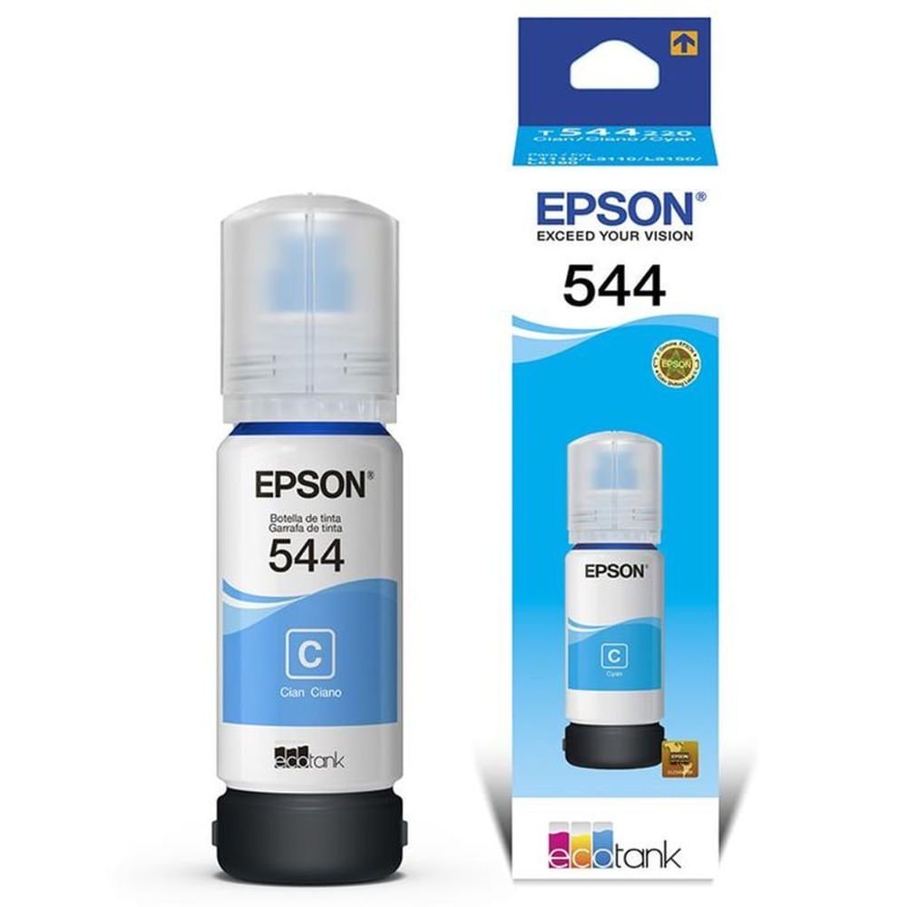 Botella De Tinta Epson 544 Cyan
