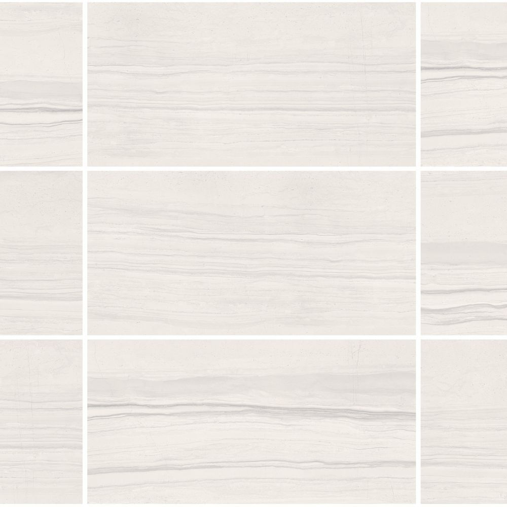 Piso Cerámico Marmolizado Milano Plata 30x60cm 1.44m2 Gala