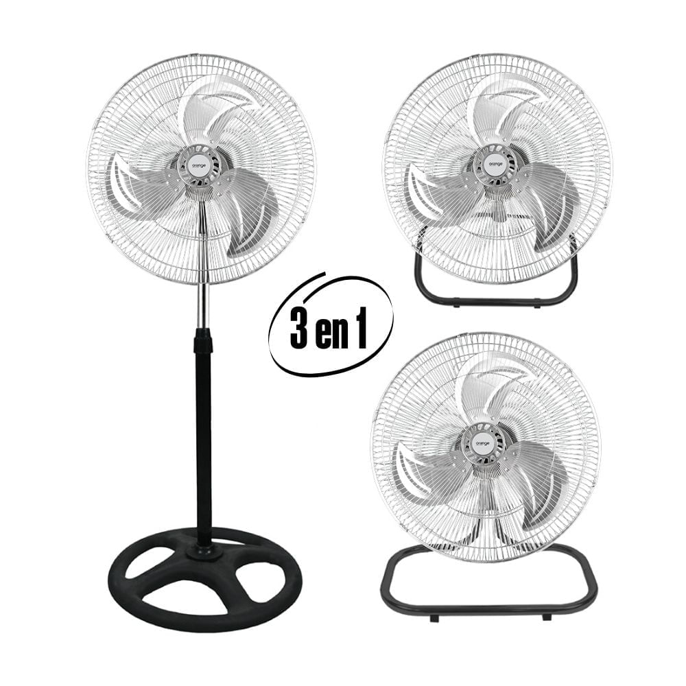 Ventilador Industrial 18" 100W 3 en 1 Orange