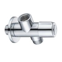 Llave de Paso 1/2"" Doble Salida para Inod y bidet Metusa