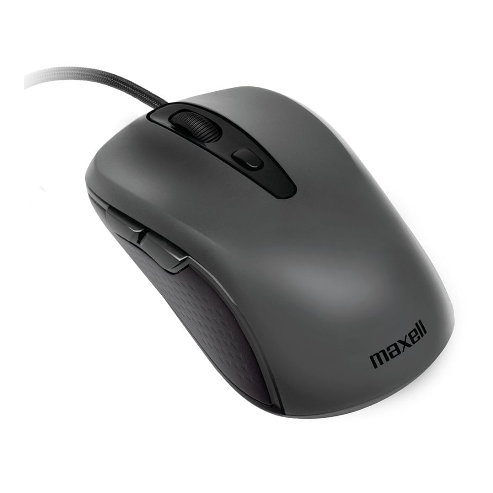 Mouse Optico Alámbrico Usb-c Gris Maxell Mowr-105c
