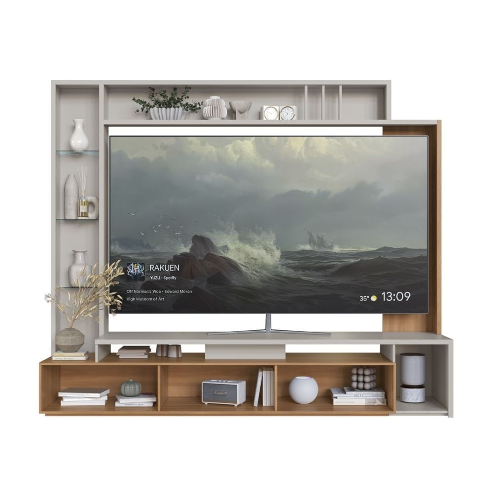 Centro de entretenimiento Titan 100" Freijó/Arena Delmarco