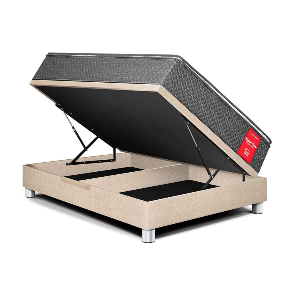 Dormitorio Boxet Blocks Super Star 1.5 Plazas Champagne Paraiso